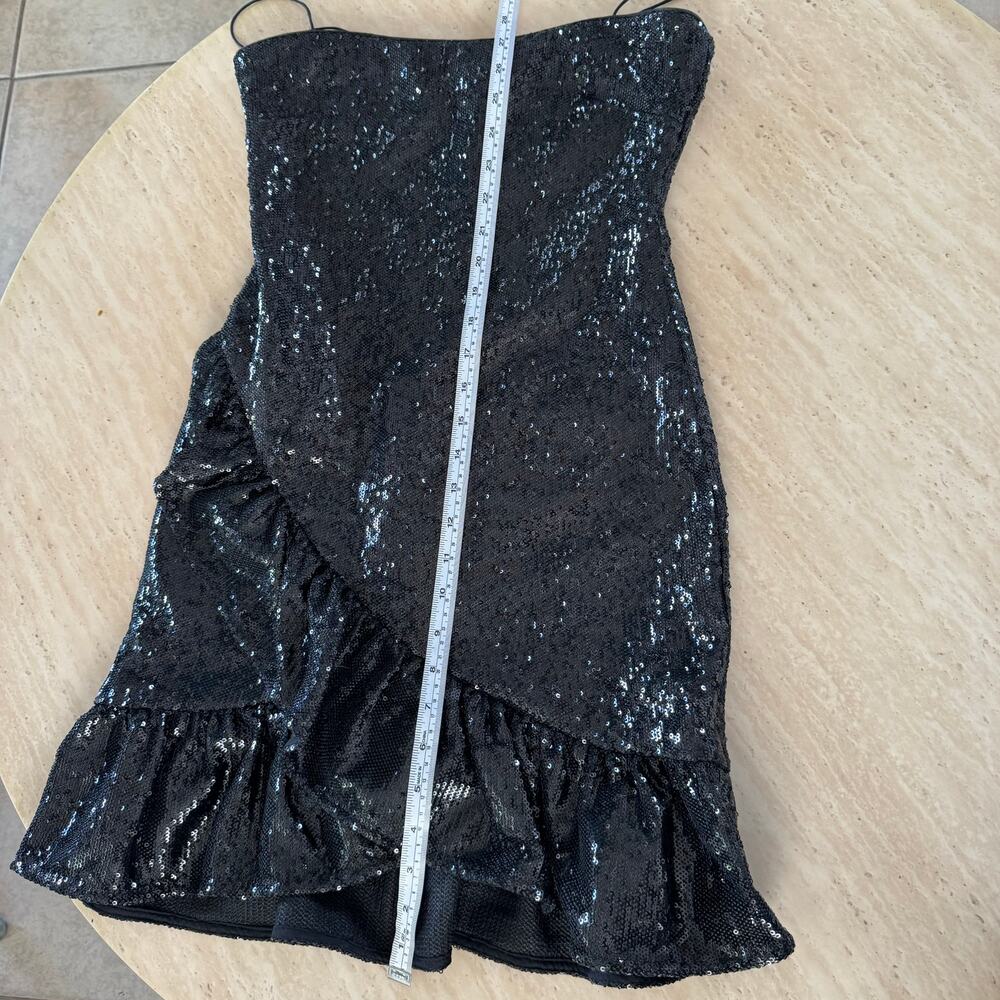 Likely Black Sequined Structured Cocktail Holiday… - image 8